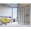 Kabina Walk-in 110x80x200 Modo New III Black Factory Radaway (389114-54-55 + 389084-54-55 + 389000-54)